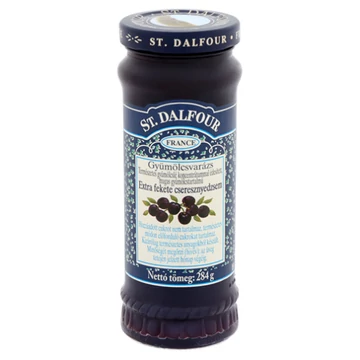 St.Dalfour Fekete cseresznye lekvár 284g