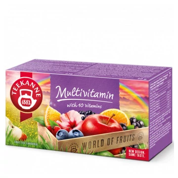 Teekanne gyümölcstea Multivitamin filteres 20x