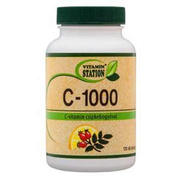 Vitamin Station C vitamin 1000mg csipkebogyóval 120db