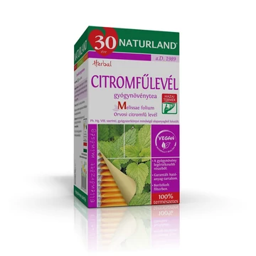 Naturland Citromfű tea filteres 25x1g 25g