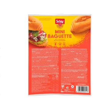 Schar gluténmentes Mini baguette duo francia kenyér 2x
