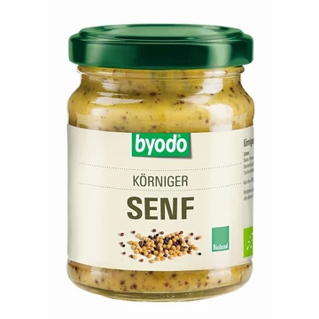 Byodo bio mustár magos finoman,fűszeres 125ml