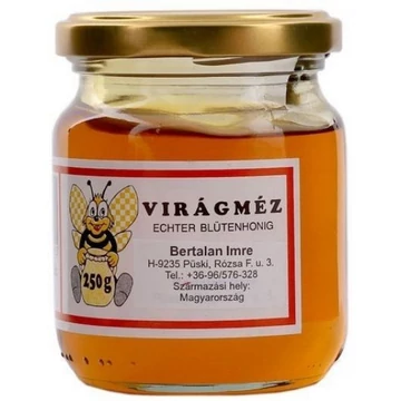 Bertalan Propoliszos virágméz eurovital 250g