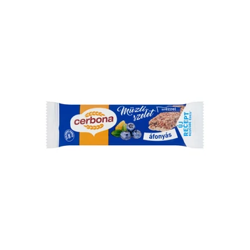 Cerbona szelet áfonyás-joghurtos mézzel HCN 20g
