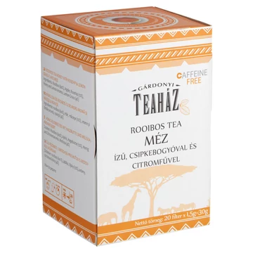 Gárdonyi teaház rooibos tea mézízű,csipkebogyó,citromfű 20x