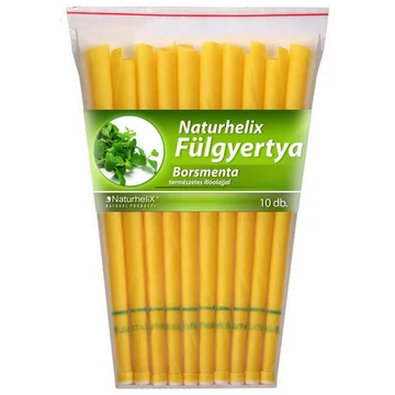 Natúrhelix Fülgyertya borsmenta 10db