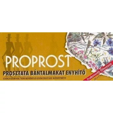 Proprost tea prosztatabántalmakra filteres 25x