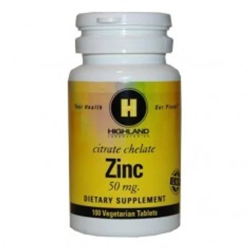 Highland Zinc 50mg tabletta 100x