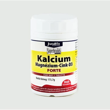 JutaVit Kálcium Magnézium Cink D3 forte tabletta 90x