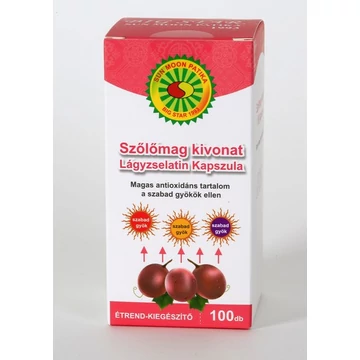 Big Star Szőlőmagolaj kapszula 500mg 100x