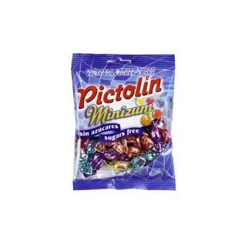 Pictolin cukormentes gyümölcsös cukorka Minizum 65g