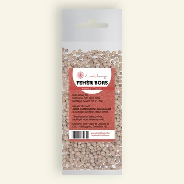 Toldi fűszer fehérbors egész 30g