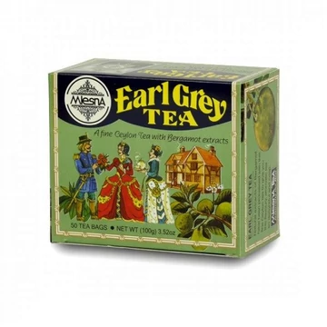 Mlesna Earl grey fekete tea filteres 50x