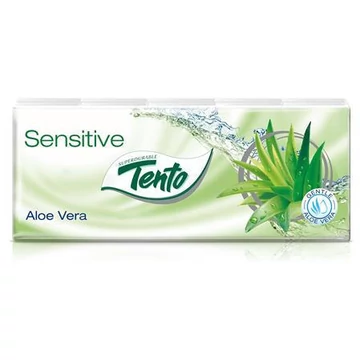 Papírzsebkendő Tento Aloe  10x10 100db