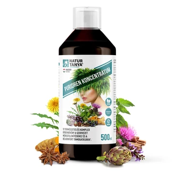 Natur Tanya Puridren méregtelenítő gyógynövény koncentrátum 500ml