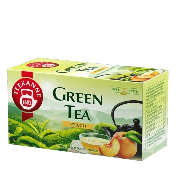 Teekanne Zöld tea barackkal filteres 20x