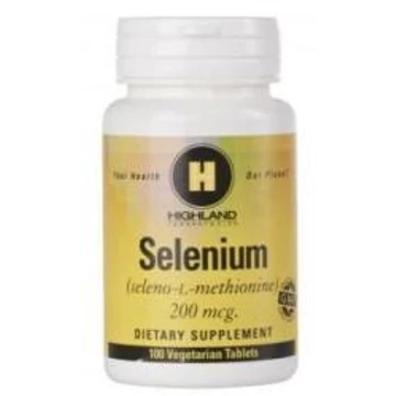 Highland selenium tabletta 200 mcg 100db