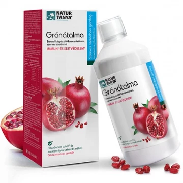 Natur Tanya 100% Gránátalma koncentrátum szerves szelénn el 500ml