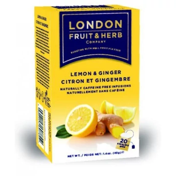 London gyömbér és citrom tea filteres 20x