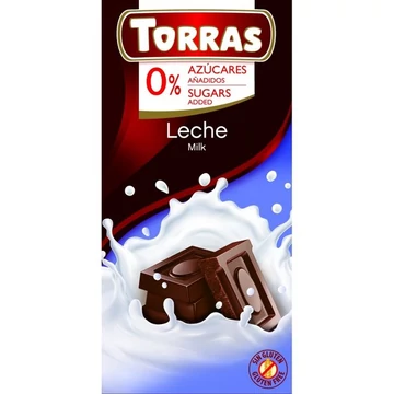 Torras Diabetikus tejcsokoládé HCN 75g