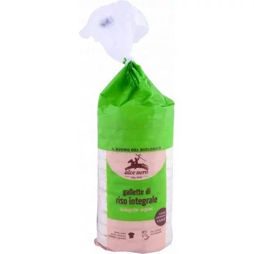 Alce nero bio teljes kiőrlésű rizskeksz 100g