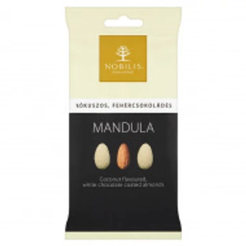 Nobilis kókuszos fehércsokoládés mandula 100g