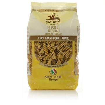 Alce Nero bio teljes kiőrlésű fusilli 500g