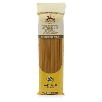 Alce Nero bio teljes kiőrlésű spagetti 500g