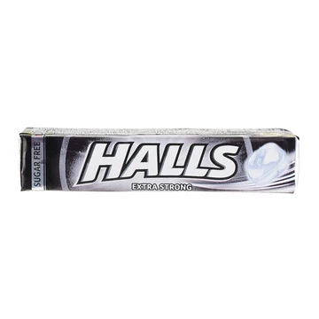 Halls Extra stark extra erős fekete 32g