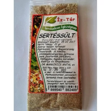 Íz-tár sertéssült fűszerkeverék 20g
