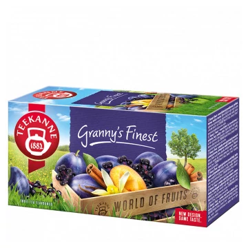 Teekanne gyümölcstea Granny's Finest szilvás-fahéjas 20x