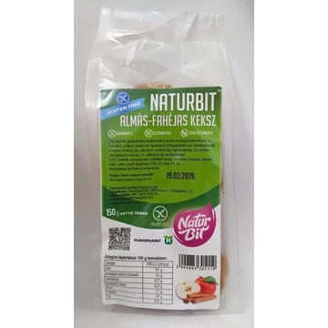 Naturbit gluténmentes almás-fahéjas sütemény 150g