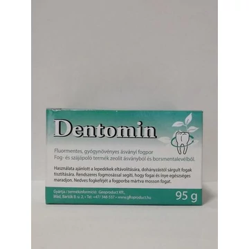 Dentomin gyógyfogpor zöld gyógynövényes 95g