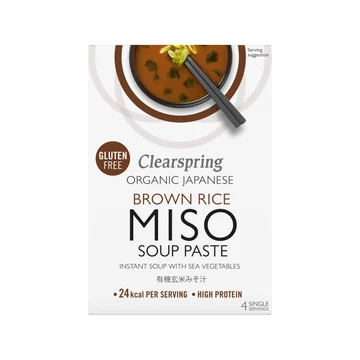 Clearspring bio Miso leves tengeri zöldségekkel 4x15g 60g