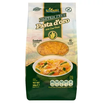 Pasta doro gluténmentes kukoricatészta kiskocka 500g