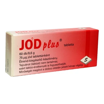 Selenium Jód Plus tabletta 75ug 60x