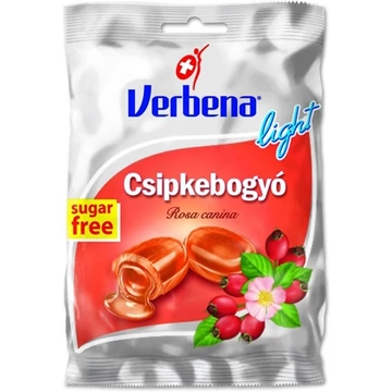Verbena light cukorka csipkebogyó 60g