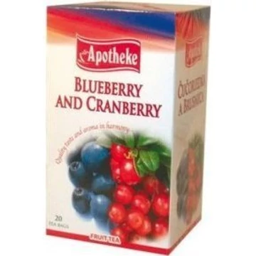 Apotheke Kékáfonya és Tőzegáfonya tea 20x