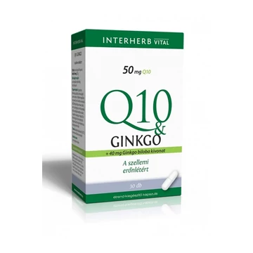 Interherb Vital Q10 + Ginkgo extraktum kapszula 30x