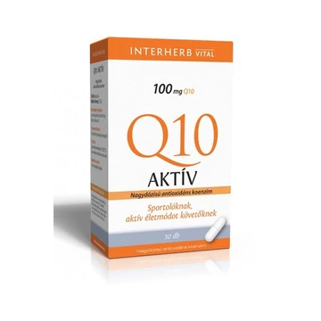 Interherb Vital Q10 &amp; Aktív 100mg kapszula 30x