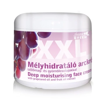 Golden Green XXL Mélyhidratáló arckrém szőlőmag és gyüm. 500ml