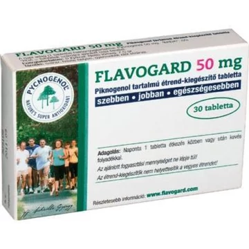 Flavogard pycnogenol szuperantioxidáns 50mg tabletta 30x