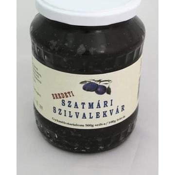 Eredeti Szatmári szilvalekvár 100% natur 900g