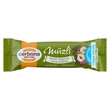 Cerbona szelet kakaós-mogyorós HCN 20g