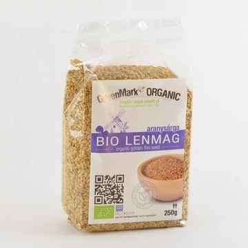 GreenMark bio Lenmag aranysárga 250g
