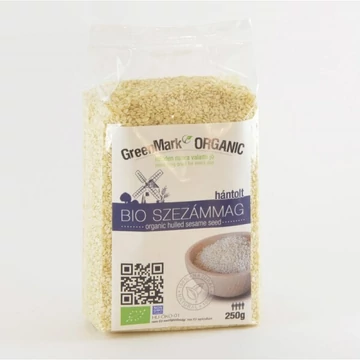 GreenMark bio Szezámmag hántolt 250g
