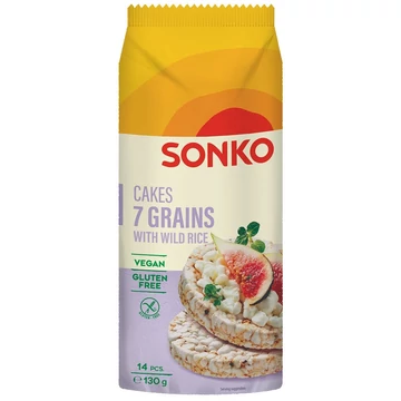 Sonko puffasztott rizs 7 gabonafélés gluténmentes 130g