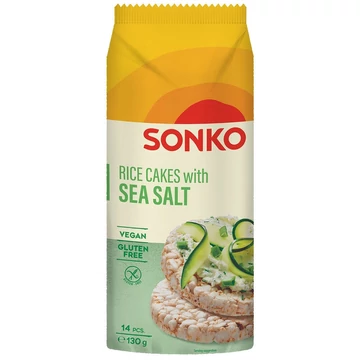 Sonko puffasztott rizs tengeri sóval gluténmentes 130g