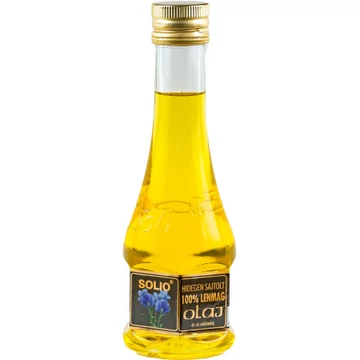 Solio hidegen sajtolt lenmagolaj 1l