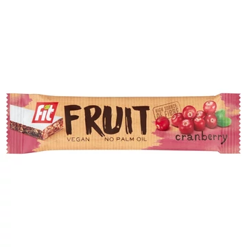 Fit fruit gyümülcsös müzliszelet vörösáfonyás 23g